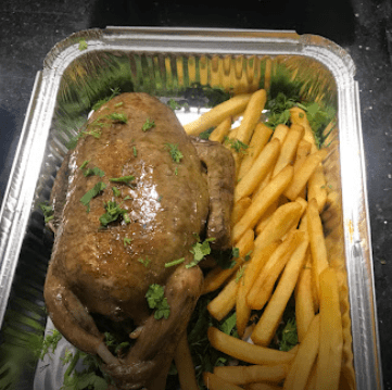 الدجاج المحشي في مطعم الشيف الشربيني شارع التحلية